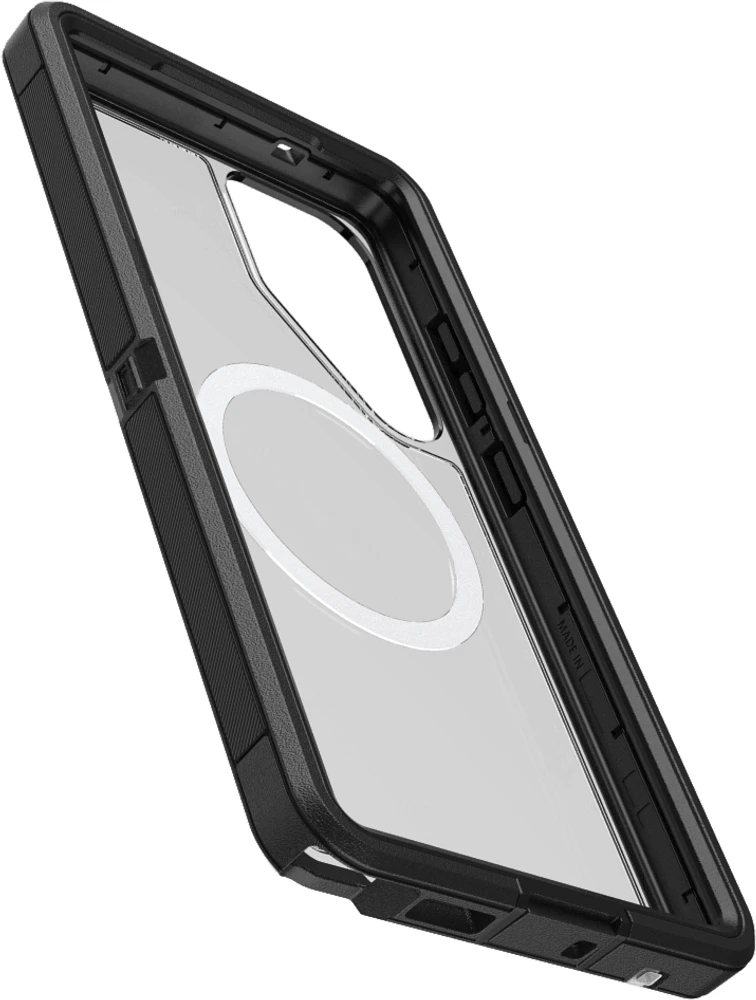OtterBox 7797641 Étui Defender Pro XT Clear Magnets Dark Side pour Samsung Galaxy S25 Ultra