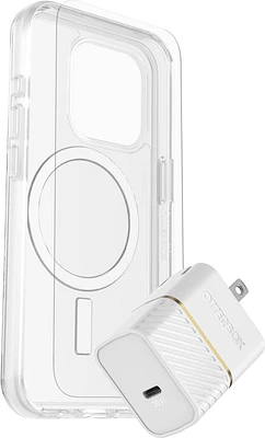 iPhone Pro Otterbox Symmetry w/ Magsafe - Protection + Power Kit Bundle