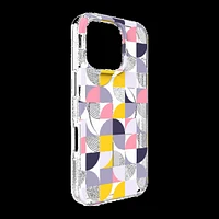 iPhone 16 Pro ZAGG Graphene Milan Snap Case - Pink/Grey - Geometric