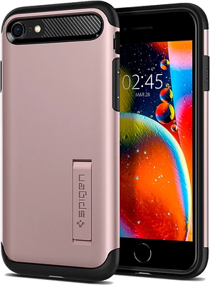 Spigen - Slim Armor Case for iPhone SE/8/7 - Rusty Pink