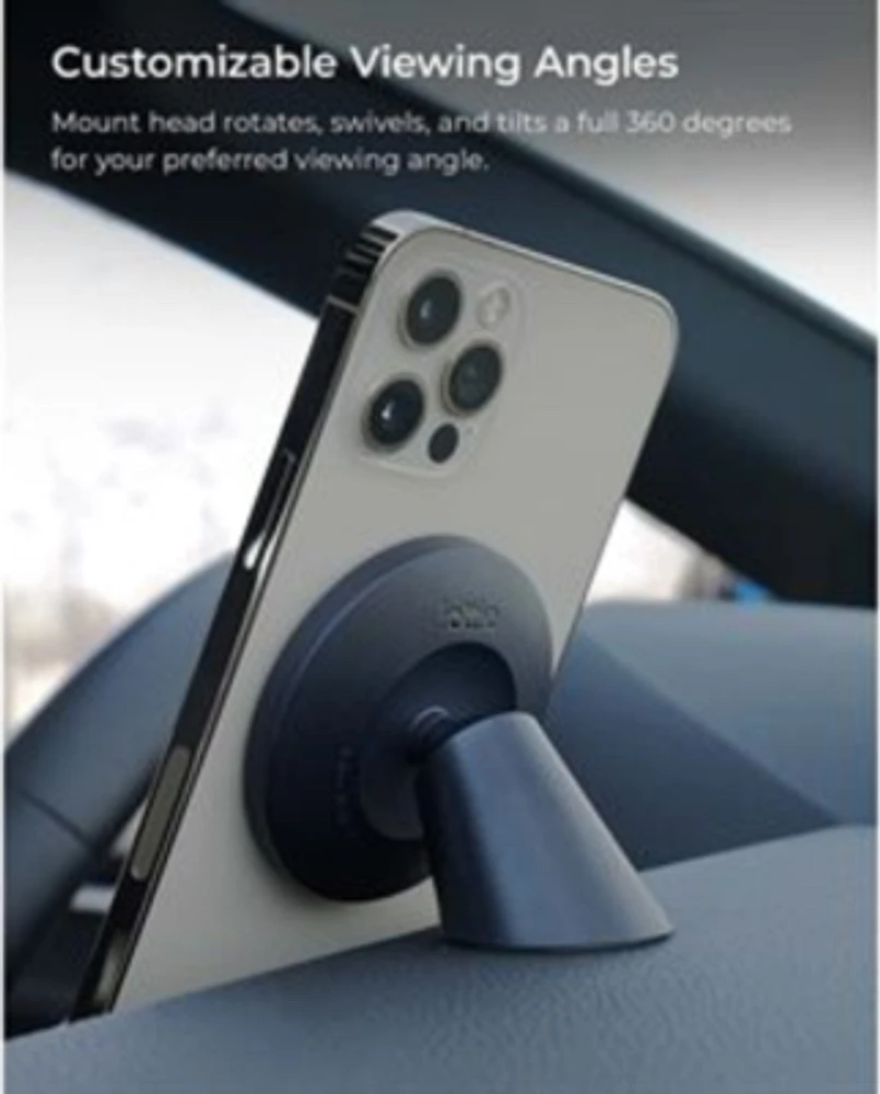 iOttie Velox MagSafe Compatible Magnetic Flush Mount Dark Blue