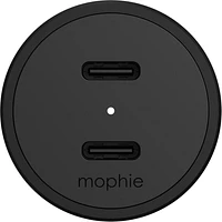Mophie 60W Dual USB-C Car Charger - Black
