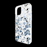 iPhone 16 Plus Kate Spade Protective Prints MagSafe Case - Flowerbed Blue
