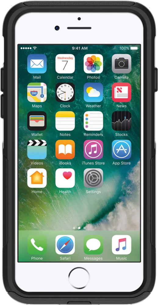 OtterBox 7756650 Étui de Protection Commuter Noir pour iPhone SE 2020/8/7