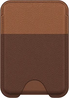 OtterBox - Symmetry Cactus Leather MagSafe Wallet - Rich Adobe