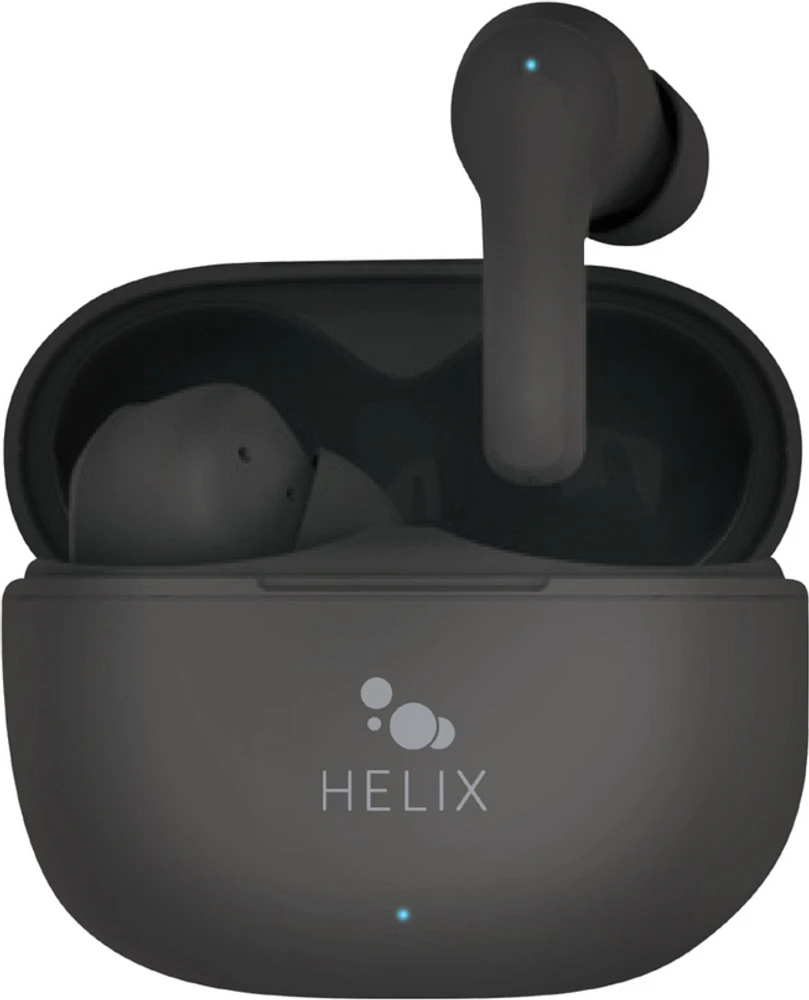 Helix/Retrak ETHTWGBE Écouteurs True Wireless Noir (Fabriqués avec un Emballage Recyclé)