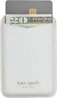 Magnetic Wallet Compatible with MagSafe White Glitter
