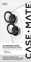 iPhone 16 Plus/16 Case-Mate Aluminum Ring Glass Lens Protector