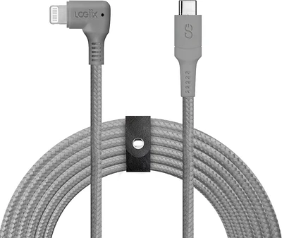 LOGiiX Piston Connect XL 90 3M USB-C to Lightning - Graphite Grey