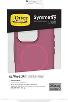 iPhone 16 Pro Otterbox Symmetry Soft Touch w/ MagSafe Series Case - Pink - Glass Heart