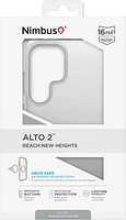 Alto 2 Case with Magnetic Ring Clear for Samsung Galaxy S25 Ultra