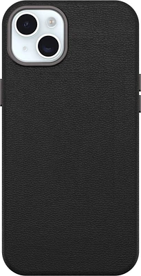 Otterbox - Symmetry Cactus Leather Case For Apple Iphone 15 Plus - Noir Ash