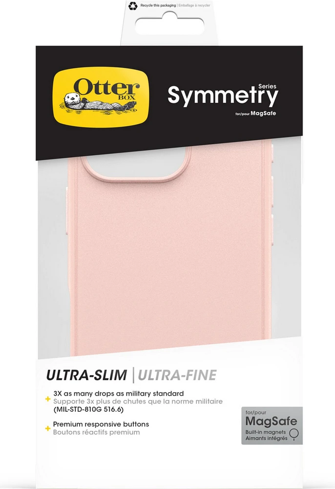 iPhone 16 Pro Otterbox Symmetry w/ MagSafe Series Case - Pink - Ballet Shoes