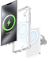 Hybrid_R Clear Case Compatible w/MagSafe for Samsung Galaxy S25