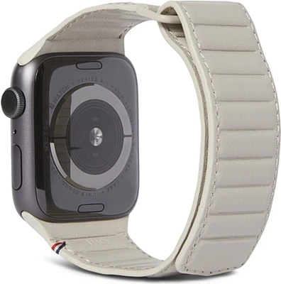 Decoded - Apple Watch 38/40/41mm Leather Magnetic Traction Strap - Clay