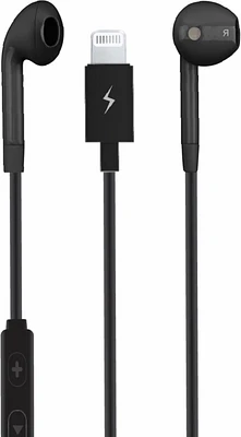 Logiix - Classic Jolt In Ear Headphones - Black