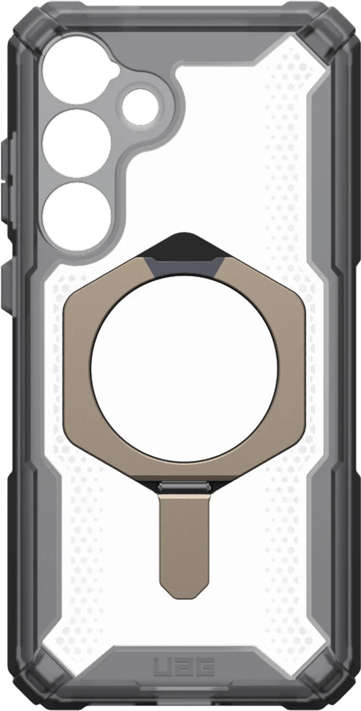 UAG 214468113136 Étui Robuste Plasma XTE Kickstand avec Magnet Ash/Titanium pour Samsung Galaxy S25+