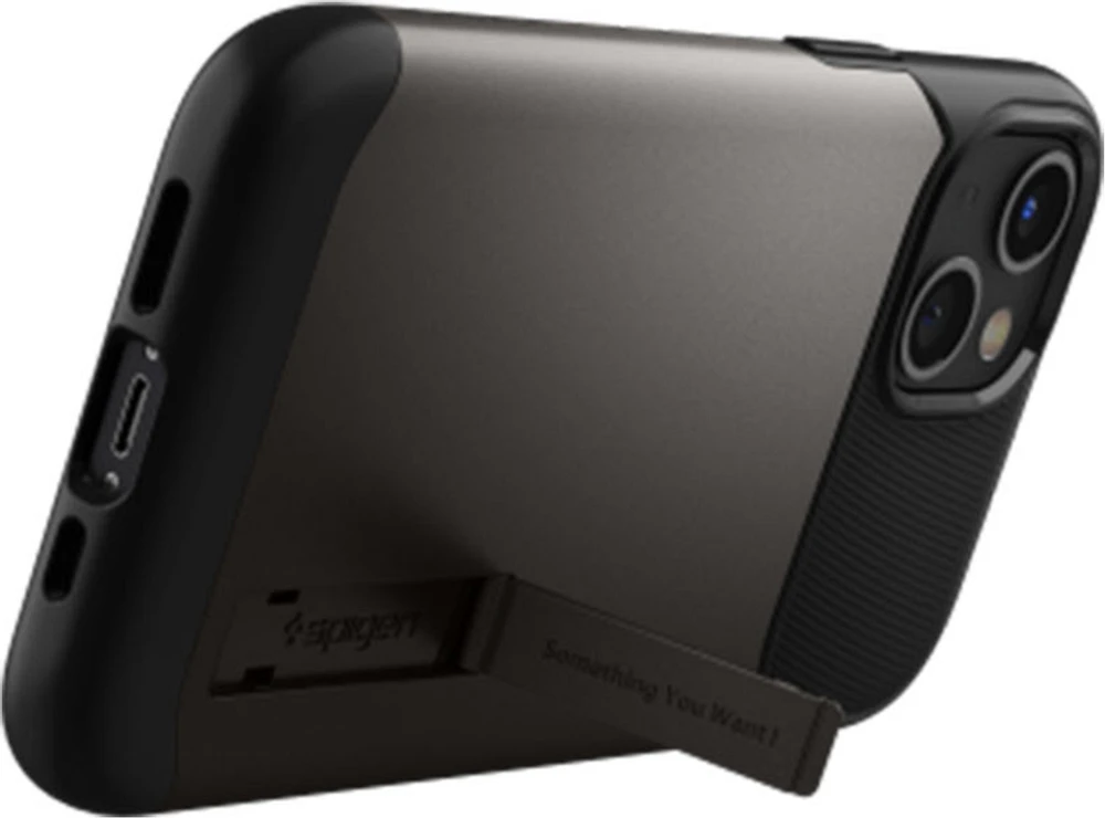 Spigen - iPhone 13 mini - Slim Armor Case - Gunmetal