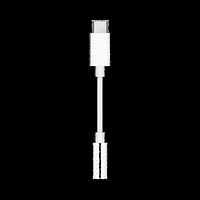 USB-C to 3.5mm Headphone Jack Adapter White