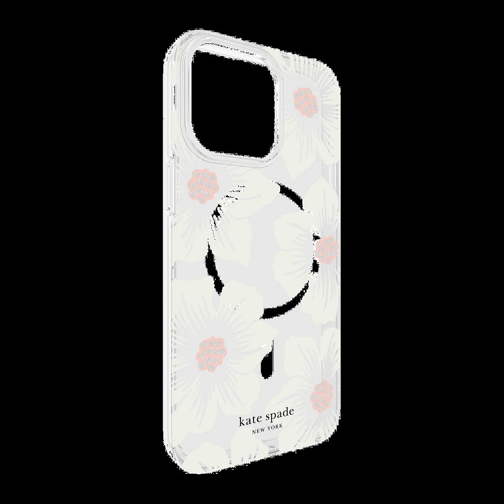 iPhone 15 Pro Max Kate Spade Protective Hardshell MagSafe Case - Hollyhock
