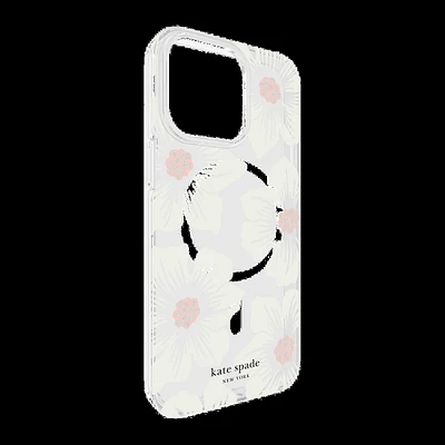 iPhone 15 Pro Max Kate Spade Protective Hardshell MagSafe Case - Hollyhock