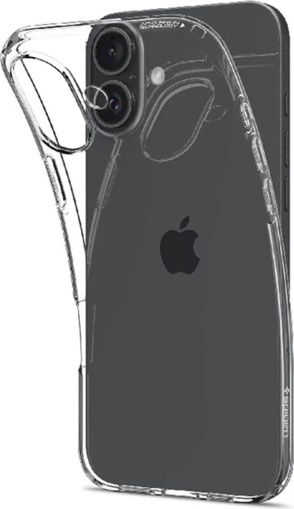 Spigen Crystal Flex for iPhone 16 - Crystal Clear