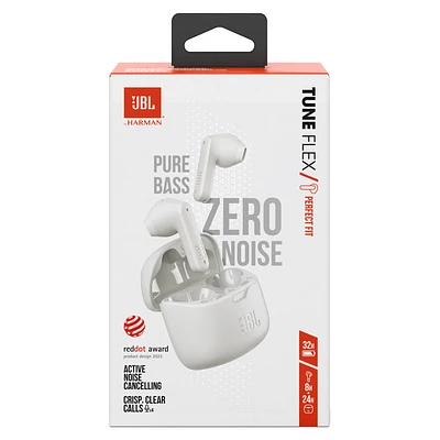 JBL Tune Flex - Blanc