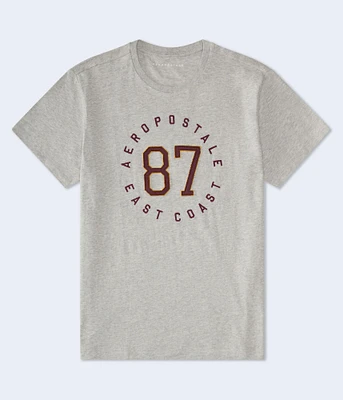 Aeropostale 87 Appliqué Graphic Tee