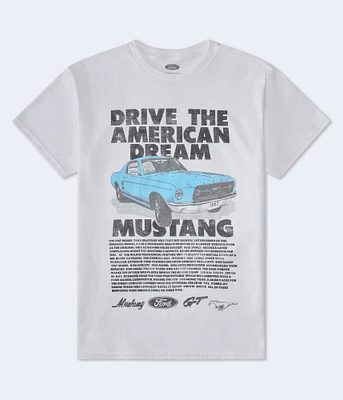 American Dream Mustang Oversized Graphic Tee