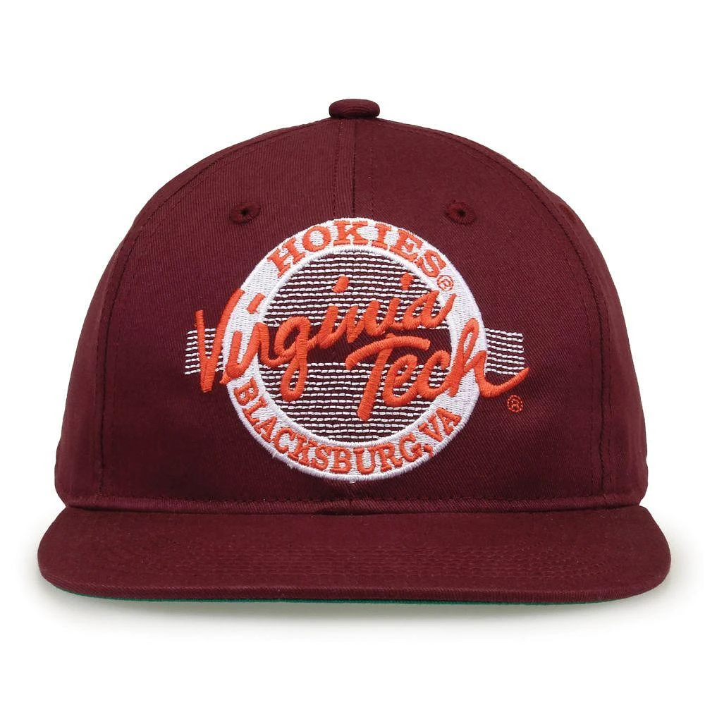 Virginia Tech The Game Retro Circle Adjustable Hat
