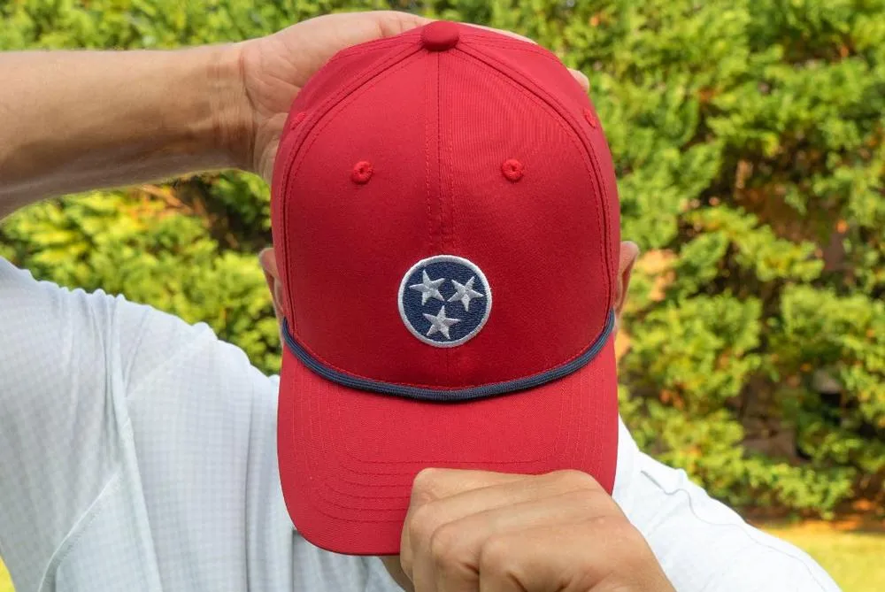 Volunteer Traditions Navy TriStar Rope Hat