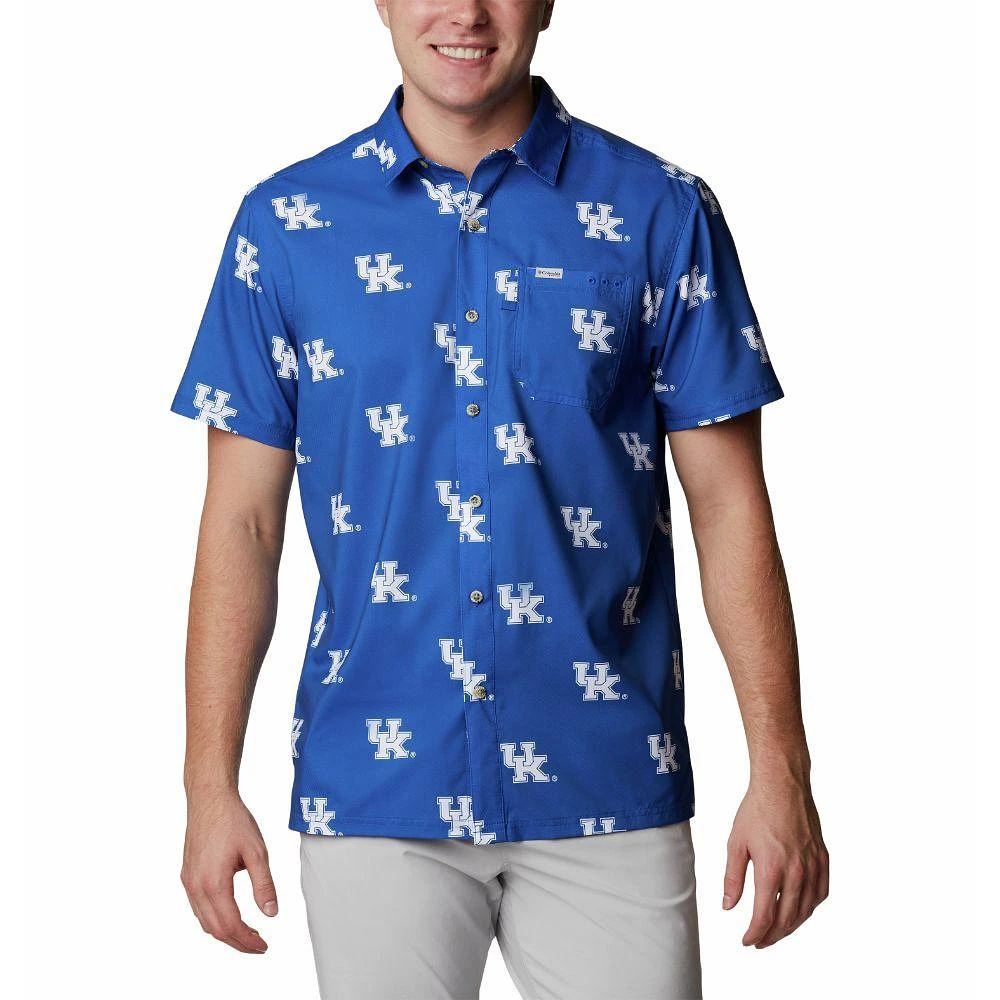 Kentucky Columbia Men's Super Slack Tide Printed Shirt