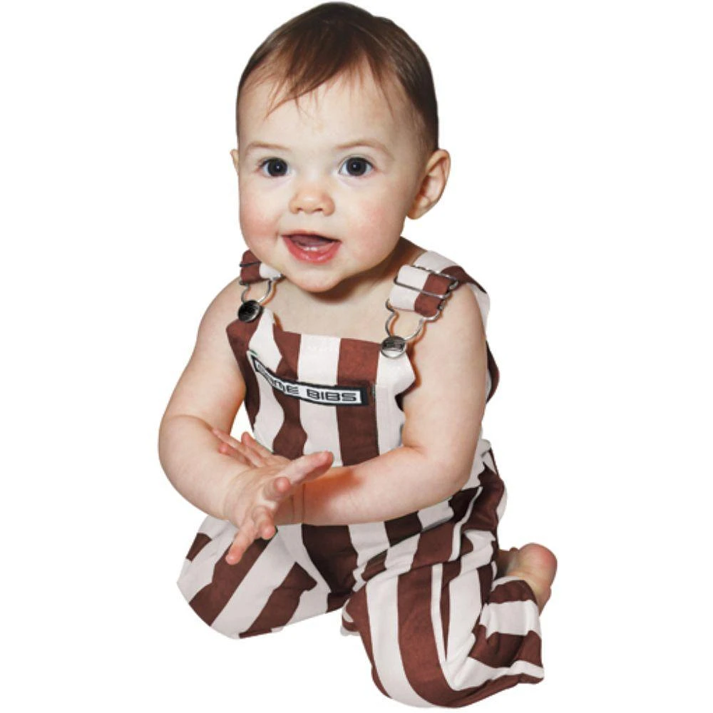 Maroon and White Infant Game Bibs