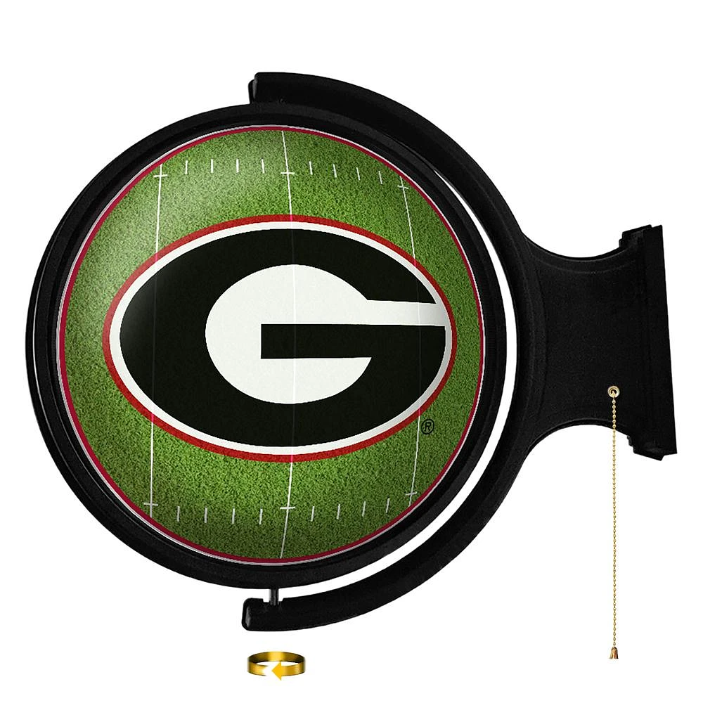 Georgia Football Rotating Lighted Wall Sign