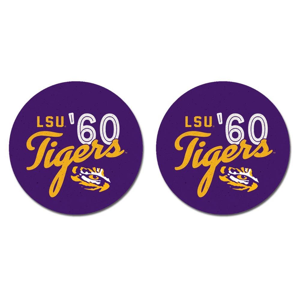 LSU '60 2-Pack Car Coasters