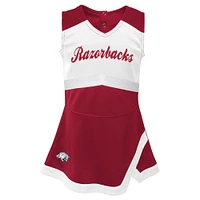 Arkansas Toddler Cheerleader 2-Piece Dress Set