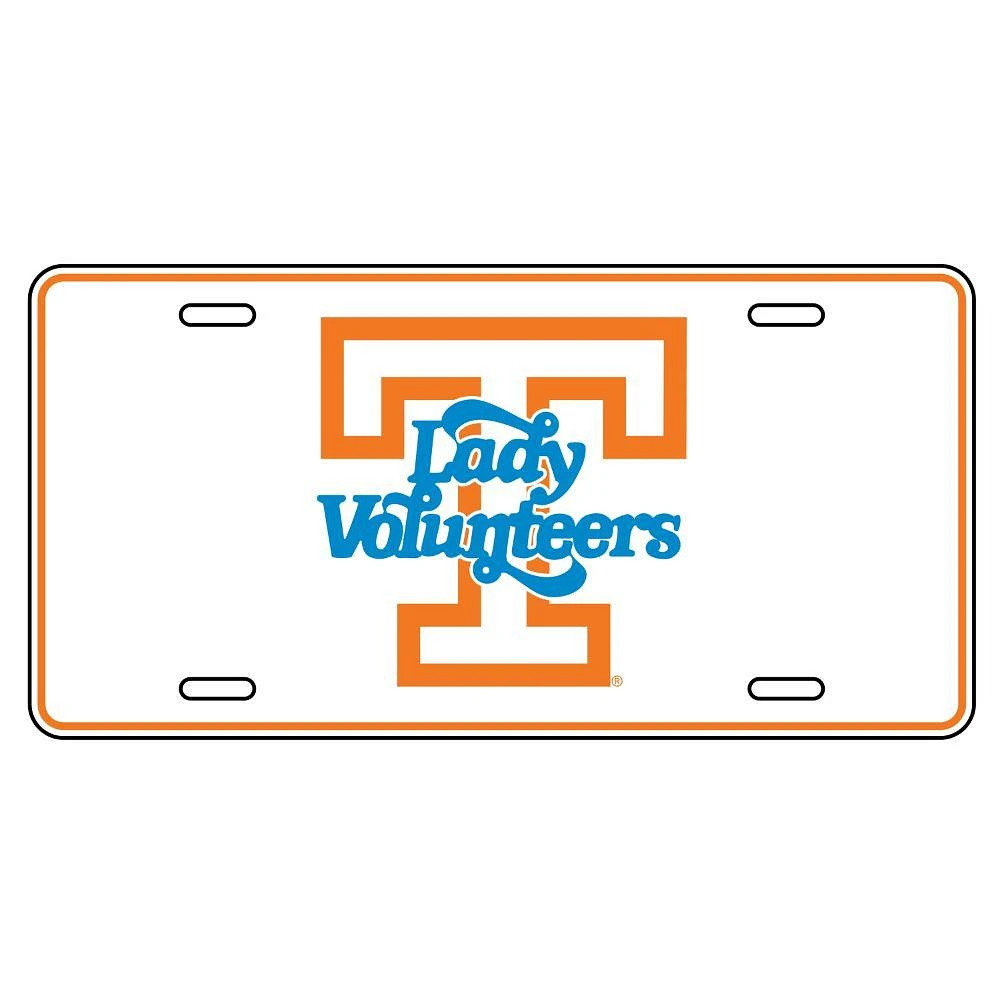 Tennessee Lady Vols Metal License Plate