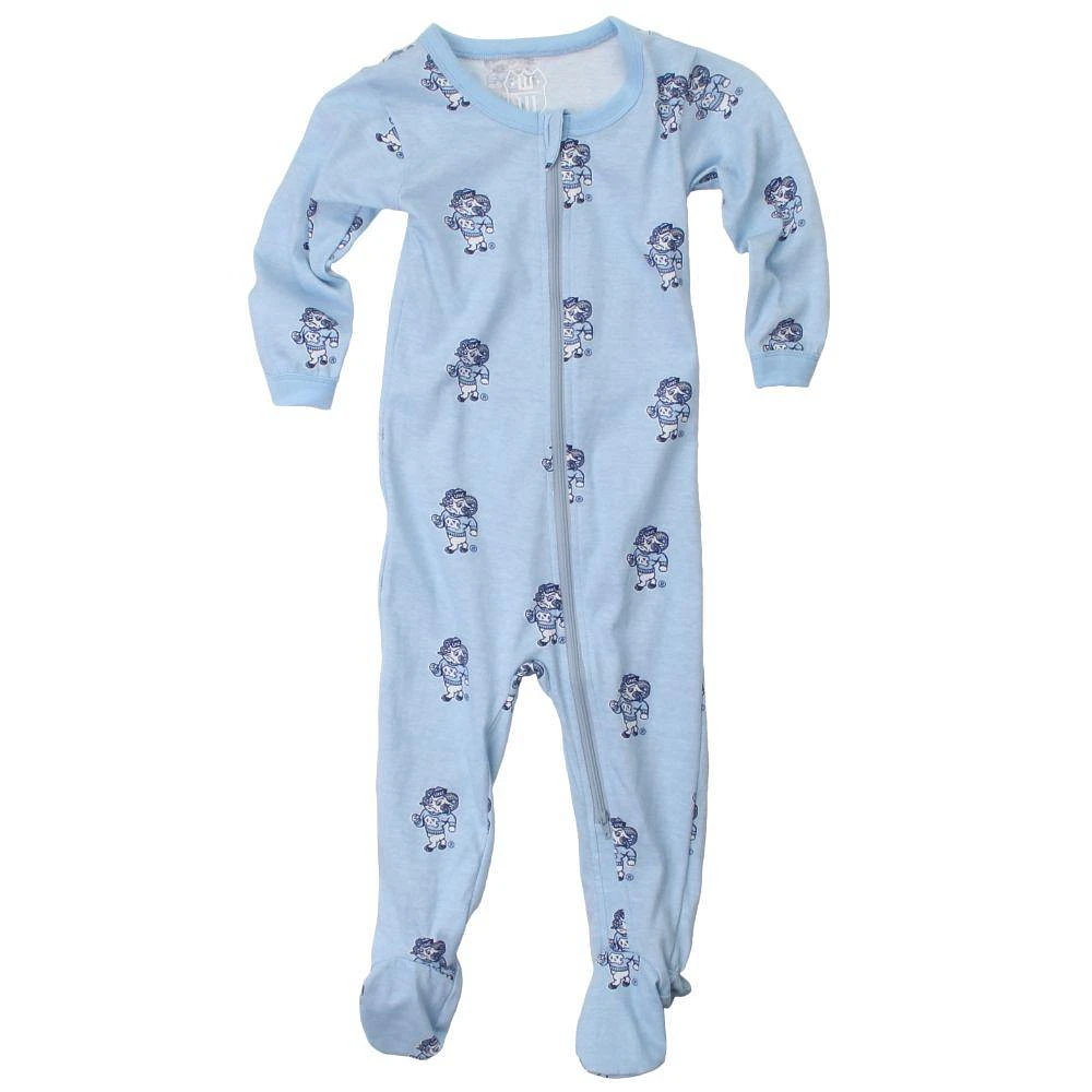Carolina Wes And Willy Infant Zip Pajamas