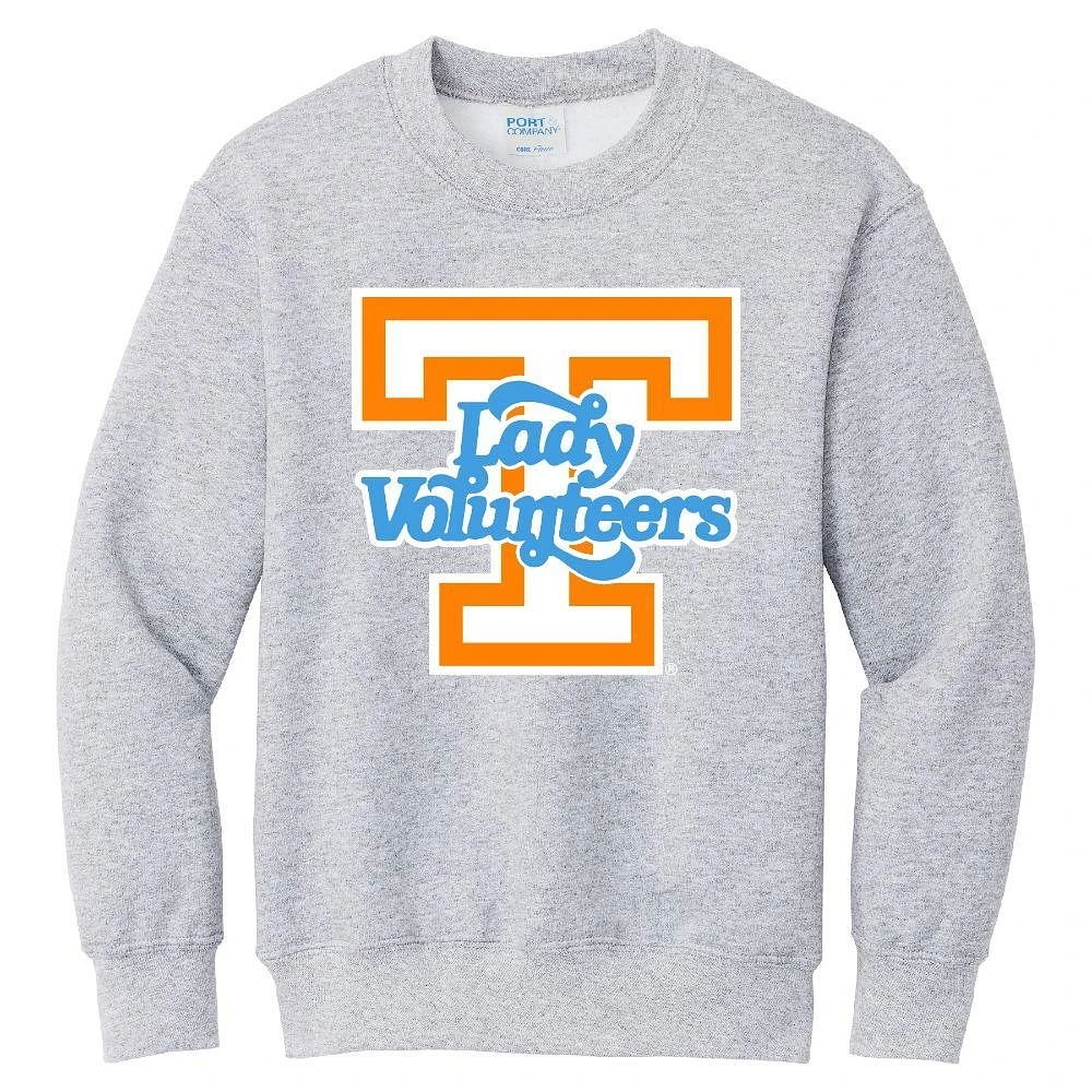 Tennessee YOUTH Lady Vols Power T Fleece Crew