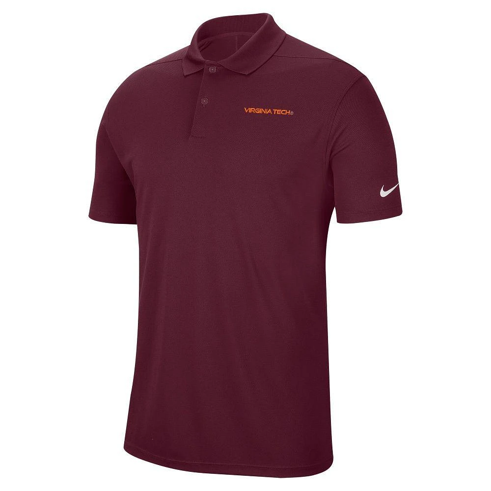 Virginia Tech Nike Golf Victory Solid Polo