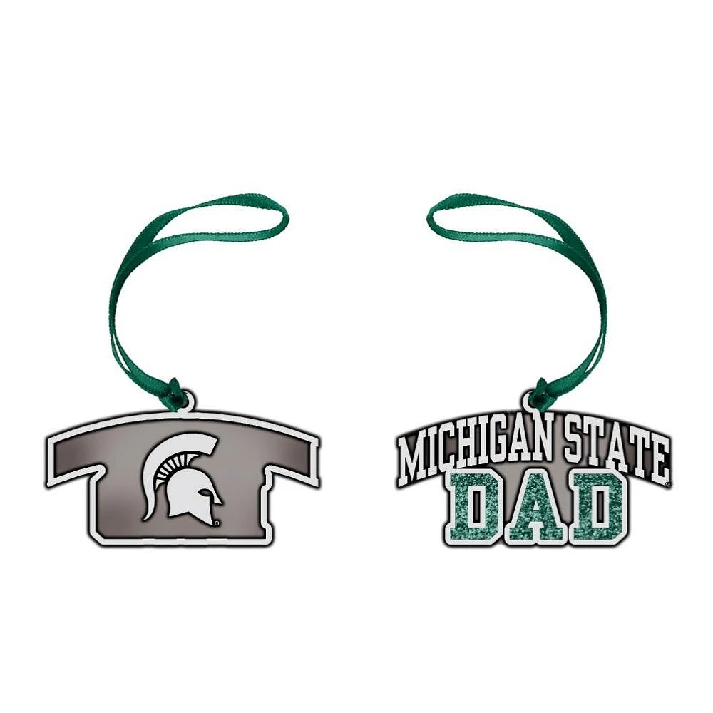 Michigan State Dad Ornament