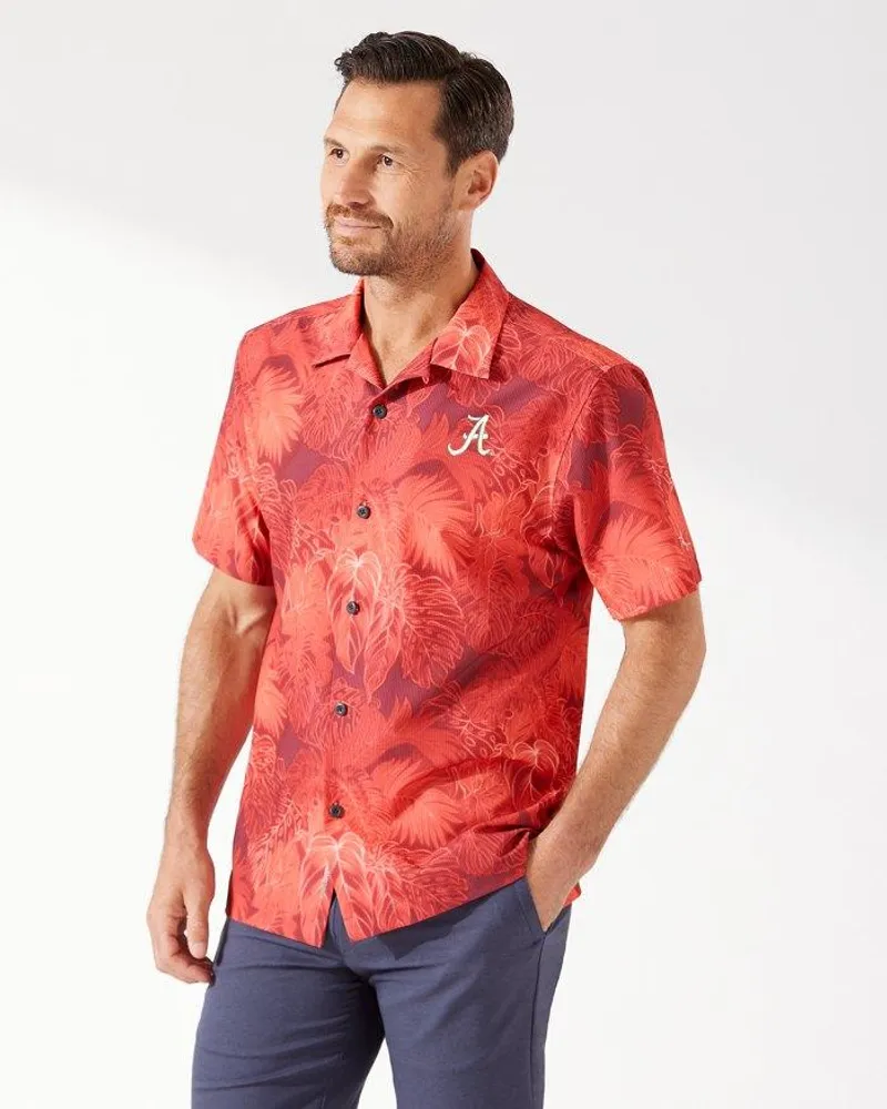 Alabama Tommy Bahama Coast Luminescent Fronds Camp Shirt
