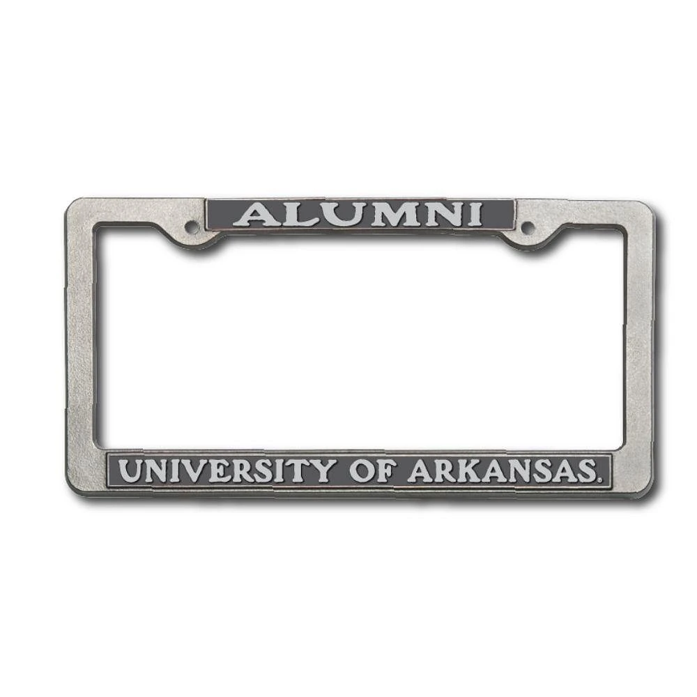 Arkansas Alumni Pewter License Plate Frame