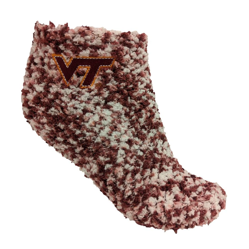 Virginia Tech YOUTH Marled Slipper Socks