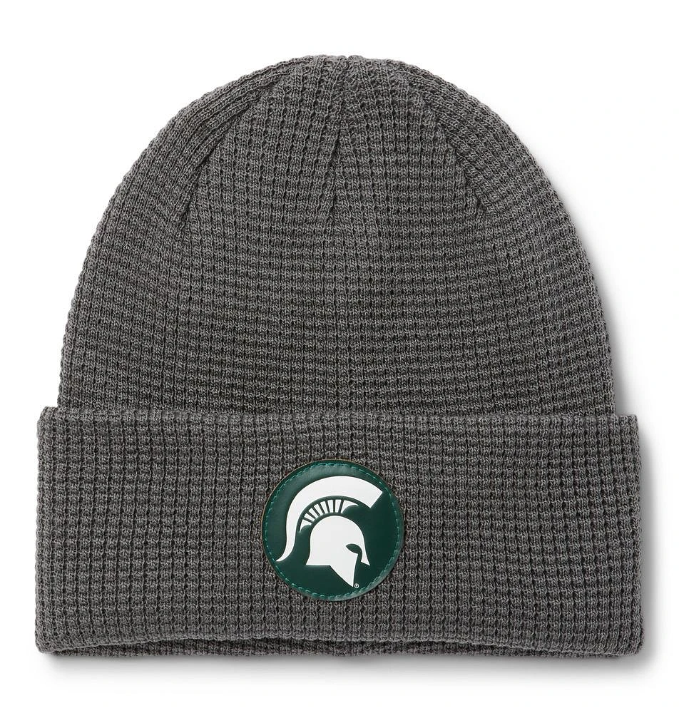 Michigan State Columbia Gridiron Waffle Knit Patch Beanie