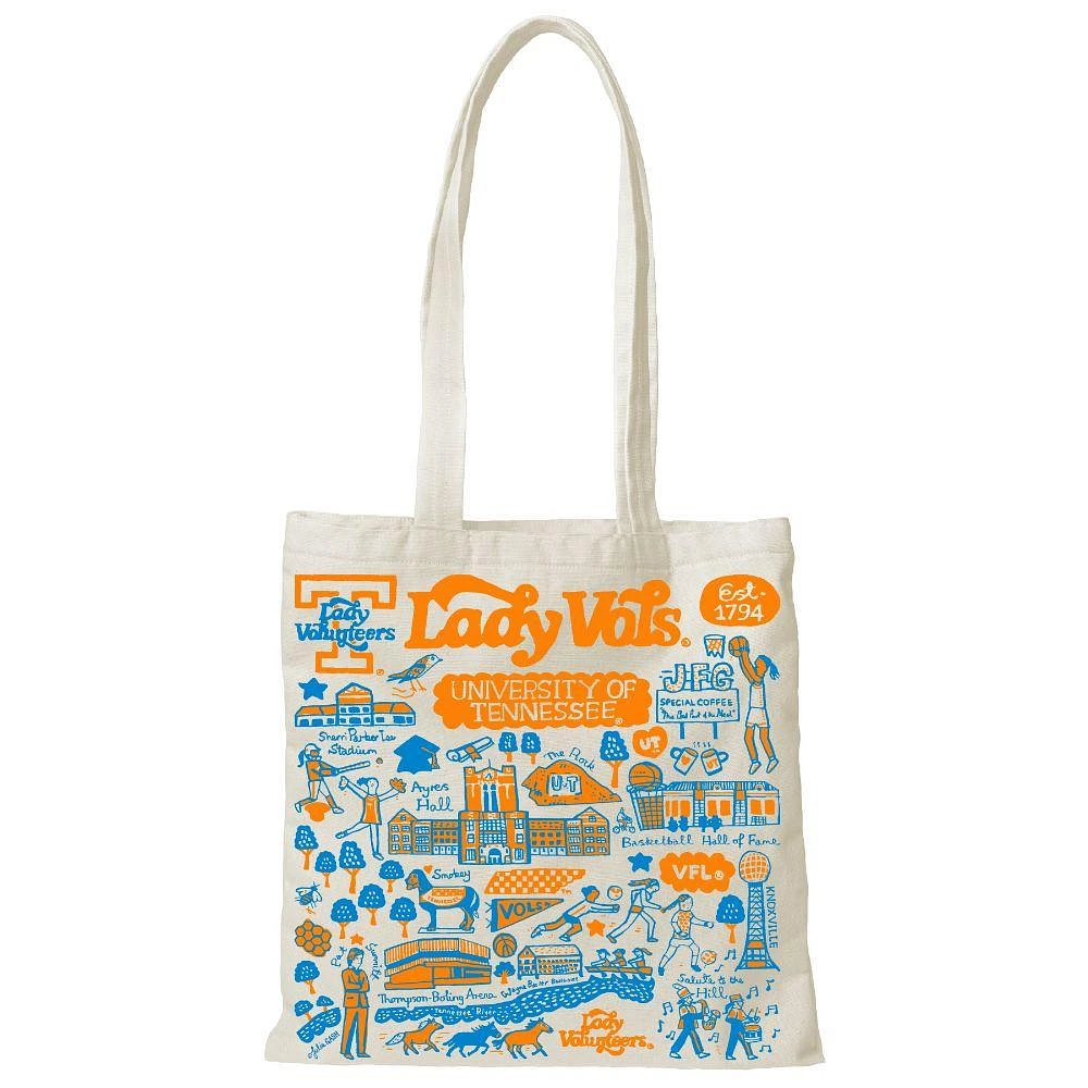 Tennessee Lady Vols Julia Gash Slim Canvas Tote