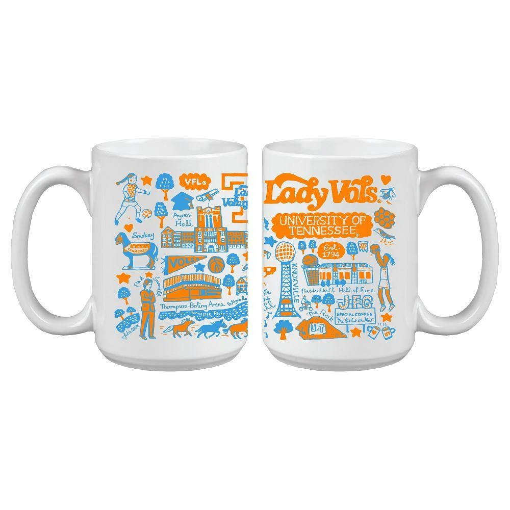 Tennessee Lady Vols Julia Gash 15oz Grande Mug