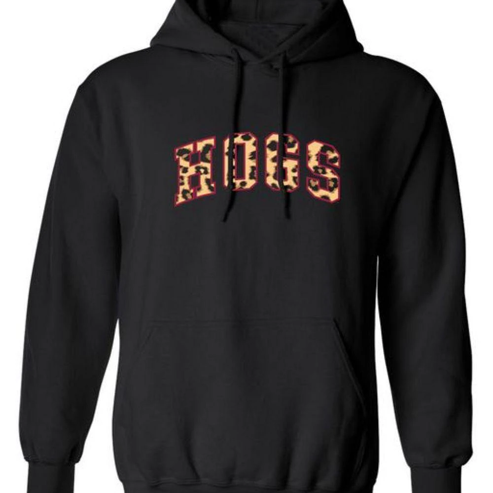 Arkansas Summit Leopard Print Arch Hoodie