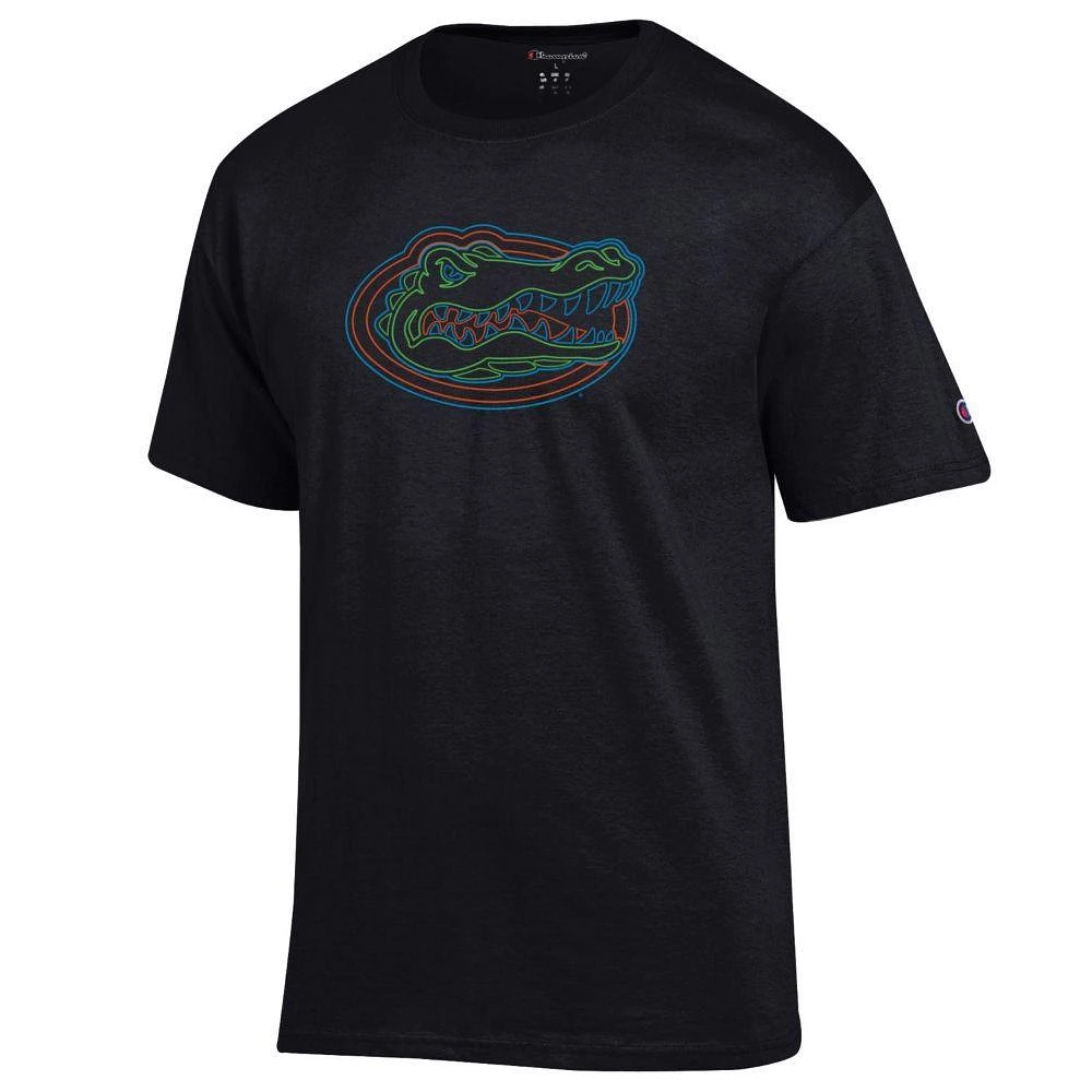 Florida Champion Neon Gator Head Short Sleeve Tee