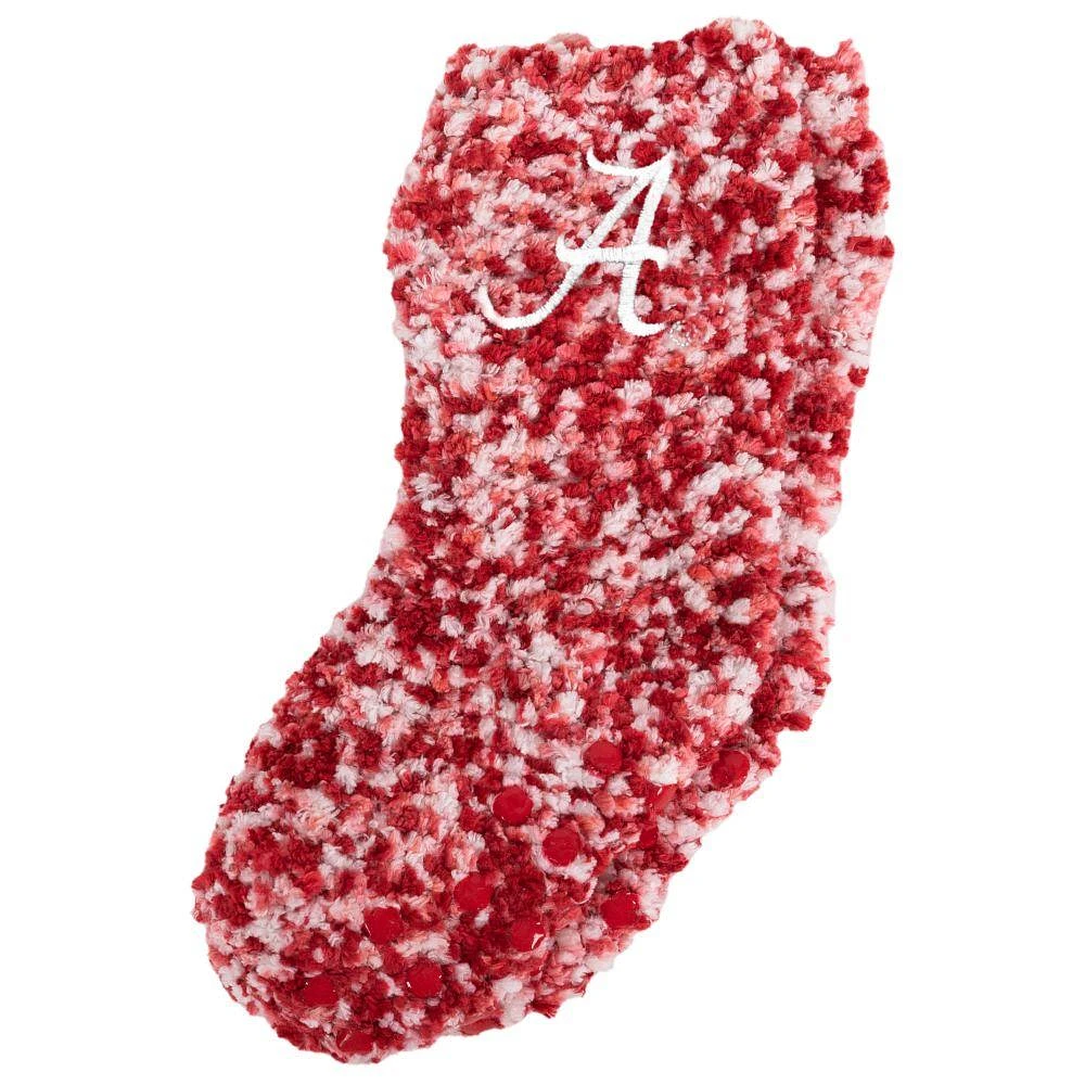 Alabama YOUTH Fuzzy Marled Slipper Socks
